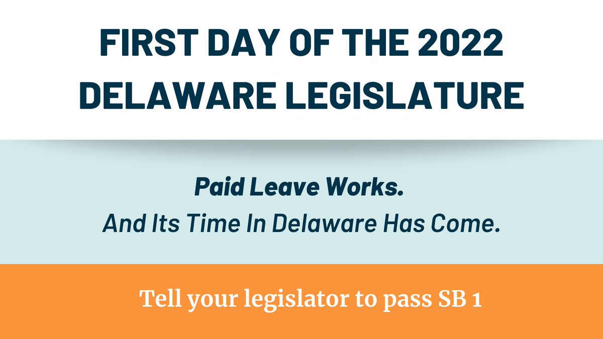 DelawareUnited's tweet photo. We stand with our partners in @delawarecares  to support paid leave for all.  Delaware cannot wait for this important policy #netDE https://t.co/eYI3kzb1cZ