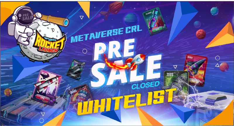 👉 There were 83,000 wallets and more than 5,000 sales of the rare Gold motorcycle, the event showed its strong support and enthusiasm. Pleased to announce first 2,000 astronauts.

check list winners in the link below
👉 cryptorocketlaunch.me/whitelist.txt
👉 1,500 BNB for 2,000 astronauts