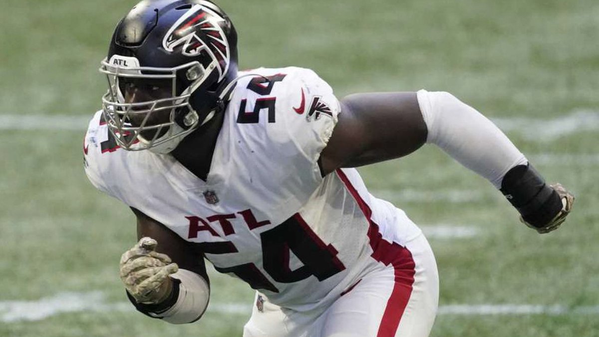 yalefootball's tweet photo. Congratulations to @foyelicious on leading the @NFL in tackles this season and ranking seventh in league history with 192 total stops!

READ ➡️  https://t.co/fSUEa5XN5O

#ThisIsYale 
@AtlantaFalcons | @YaleAlumni https://t.co/syGJHDw3B7