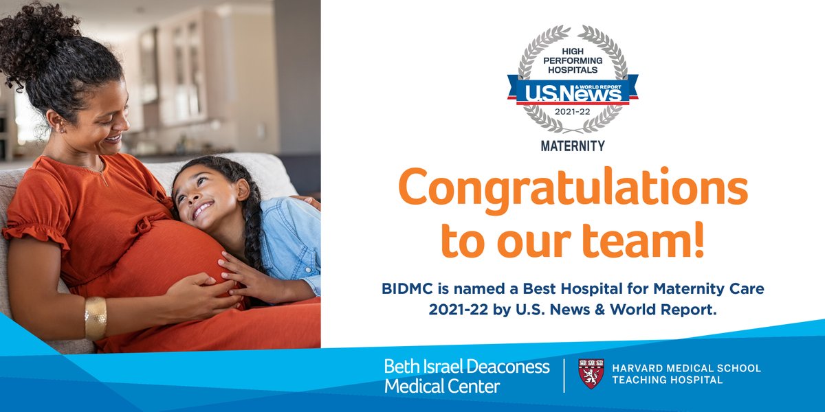 BIDMC Obstetrics and Gynecology (@bidmc_obgyn) on Twitter photo 👏 Congratulations to <a href="/BIDMC/">Tito Torres</a> and our incredible #OBGYN team! 🥳 U.S. News & World Report recognized the #hospital as #HighPerforming for #Maternity Care in the publication's inaugural Best Hospitals for Maternity listing.
Learn more: bit.ly/3Gyvbv7
<a href="/usnews/">U.S. News & World Report</a> 👏 Congratulations to <a href="/BIDMC/">Tito Torres</a> and our incredible #OBGYN team! 🥳 U.S. News & World Report recognized the #hospital as #HighPerforming for #Maternity Care in the publication's inaugural Best Hospitals for Maternity listing.
Learn more: bit.ly/3Gyvbv7
<a href="/usnews/">U.S. News & World Report</a>