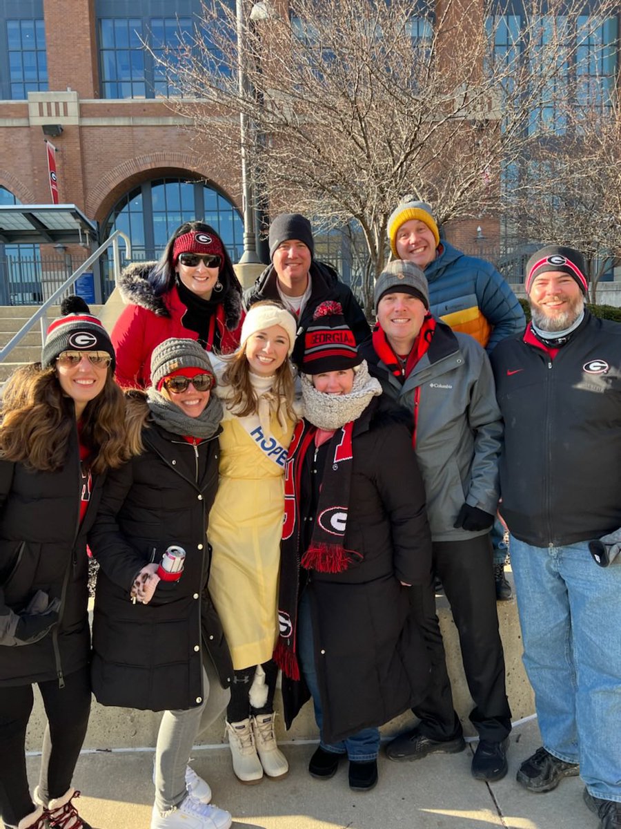 When UGA met Hope 🪄#CFBplayoff