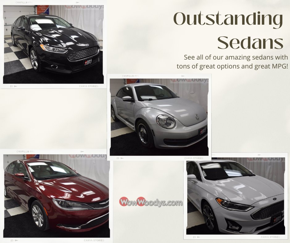 WowWoodysKenzie's tweet photo. Are you looking for a great vehicle with amazing Gas Mileage, Great options, Tons of comfort and affordable prices? Then you have to see all of our sedans.
https://t.co/VltoRWaRtu
#sedans #ford #dodge #chrysler #chevy #chevrolet #honda #hyundai #toytoa https://t.co/ZA6qzu29FO