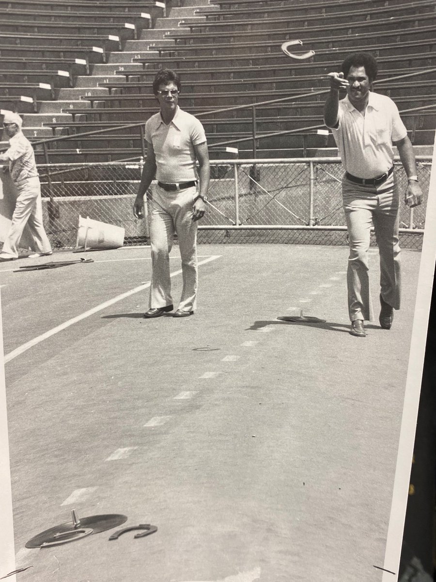 Imagine popping by Camp Randall Stadium one summer day, circa 1979, and coming across the <a href="/BadgerMBB/">Wisconsin Basketball</a> coach pitching horseshoes with one of his assistants. That's Bill Cofield, the UW coach from 1977 to '82, looking for a ringer under the watchful eye of 30-something Bo Ryan.
