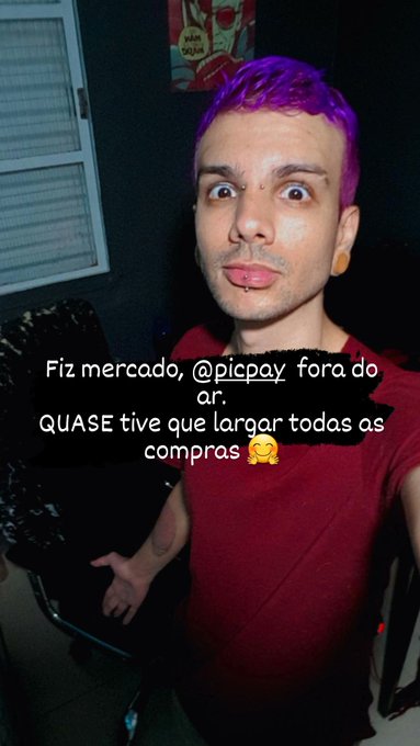 QUASE saio sem compras, cansado e com a cara no cy de la!!!! https://t.co/xoh7TXqKo5<a href="/tag/novafotodoperfil"class="tags"><span>#novafotodoperfil</span></a>