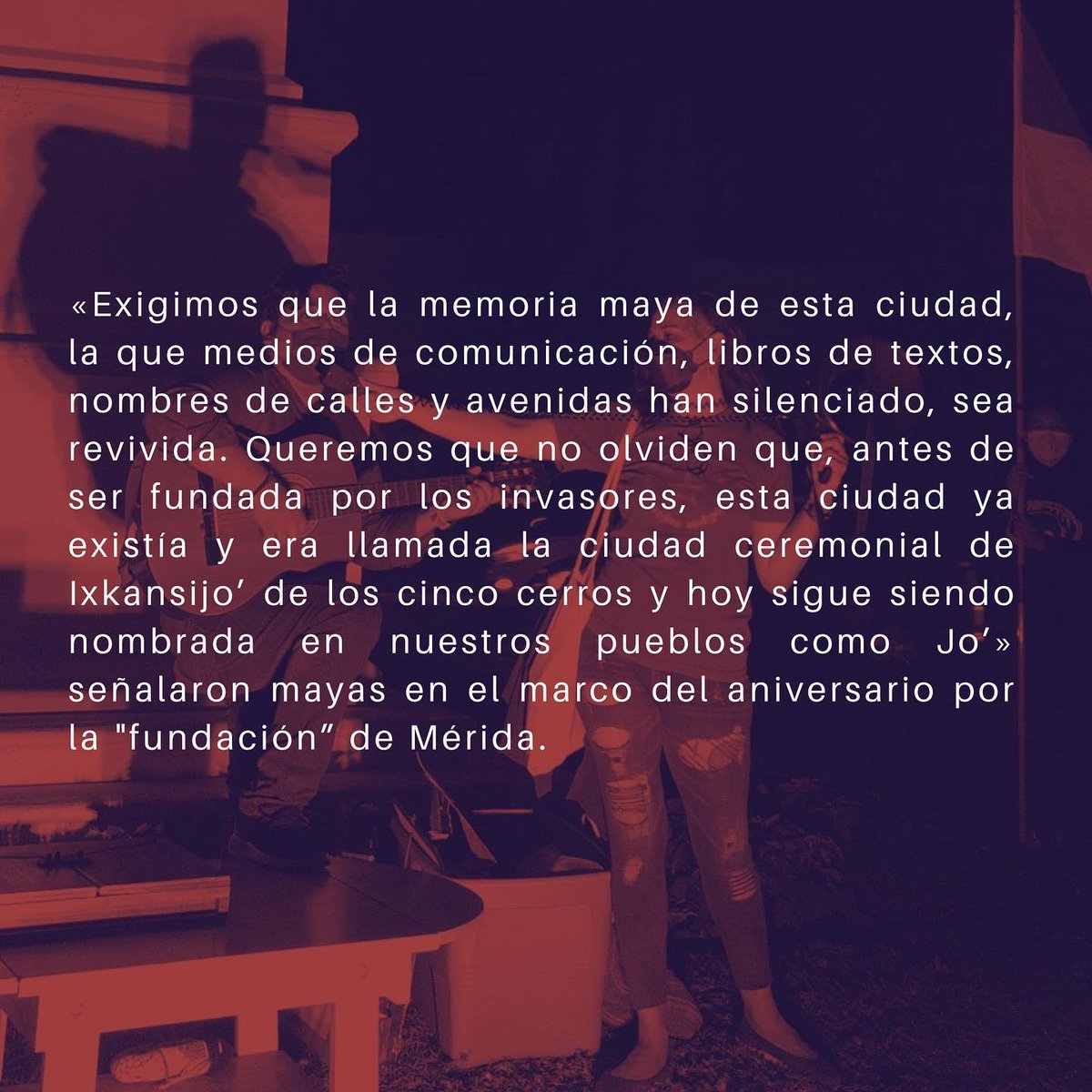 kanan_ddhh's tweet photo. 📢📢Di no a los discursos de odio y apoya la exigencia para que se retire el monumento colonial a los Montejo.

#Yucatan #DDHH #SitioALosMontejo https://t.co/8CPOzFtsFs