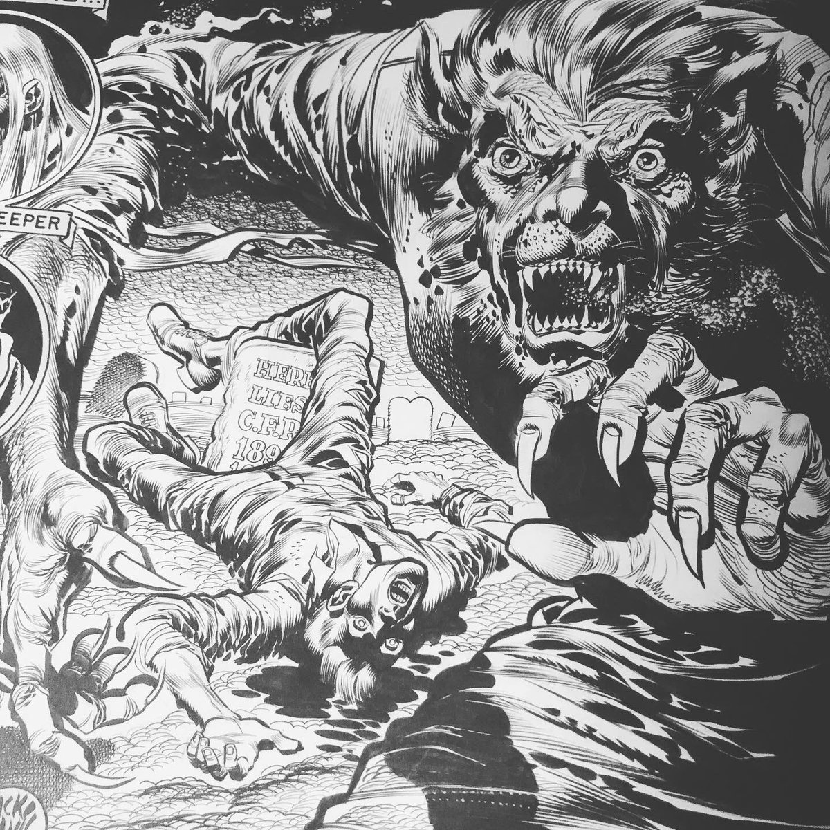SaturdaySlasher's tweet image. Picked up @eccomics cover artist edition from @idwpublishing. I would have a hard time coming up with a better group of artists - Al Feldstein, Johnny Craig, Jack Davis, Graham Ingles, Wallace Wood, Al Williamson, and Frank Frazetta. 

#eccomics #talesfromthecrypt #thehauntoffear
