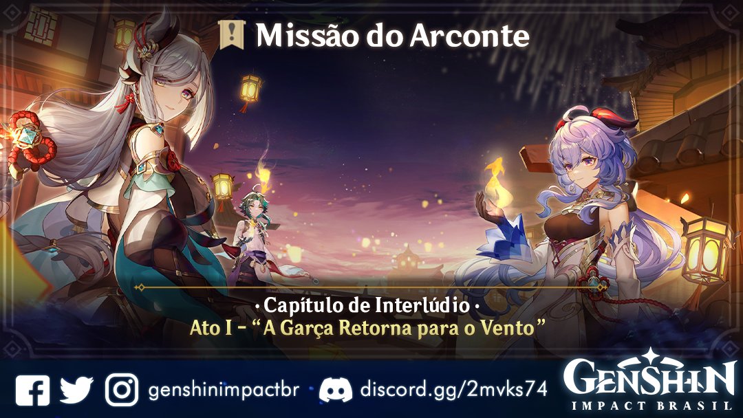 Genshin Impact A Garça Retorna para o Vento (Parte I)