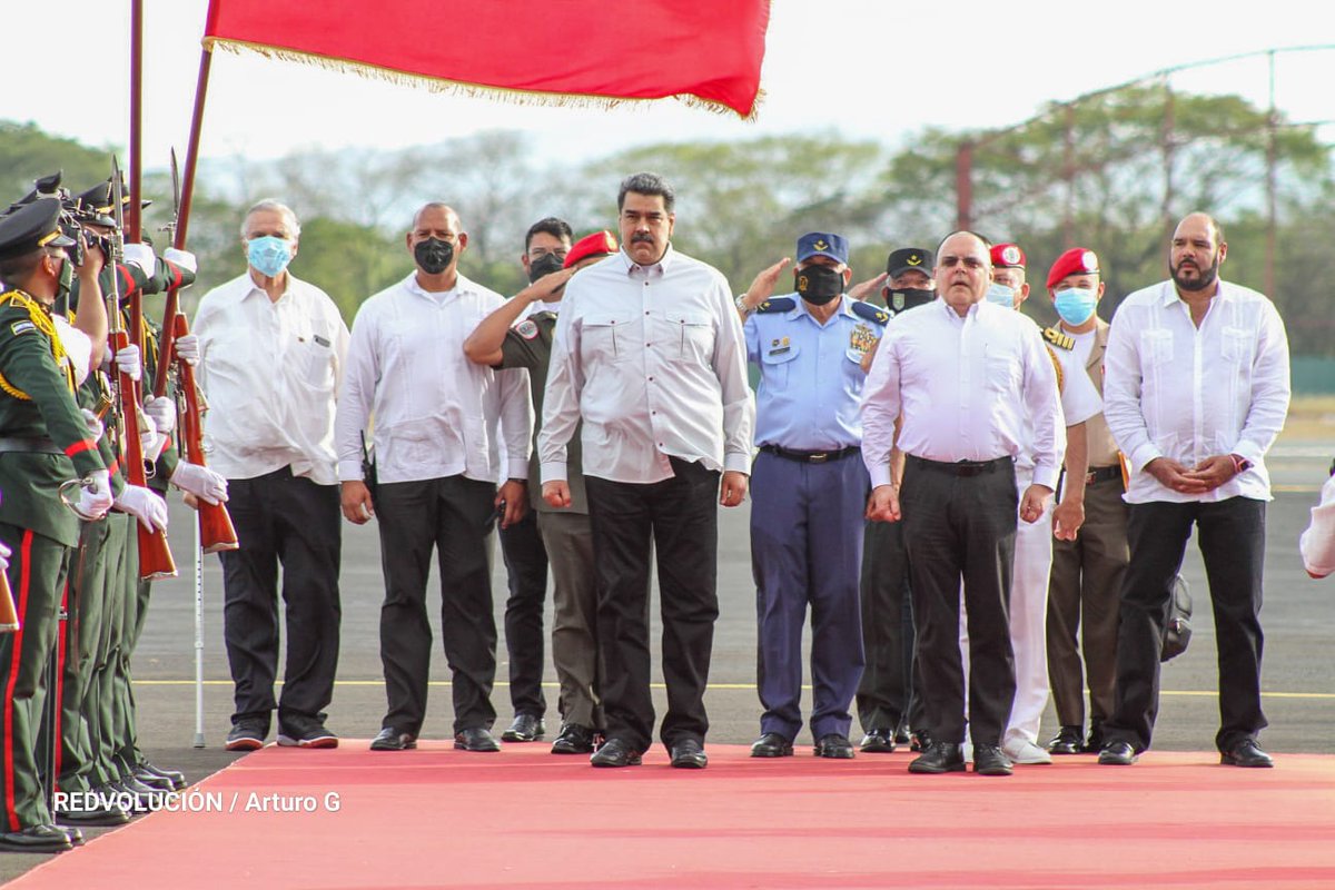 #10Enero 

Presidente de Venezuela, Nicolás Maduro llega a Nicaragua para participar en la juramentación del Pueblo Presidente

#SomosPuebloPresidente