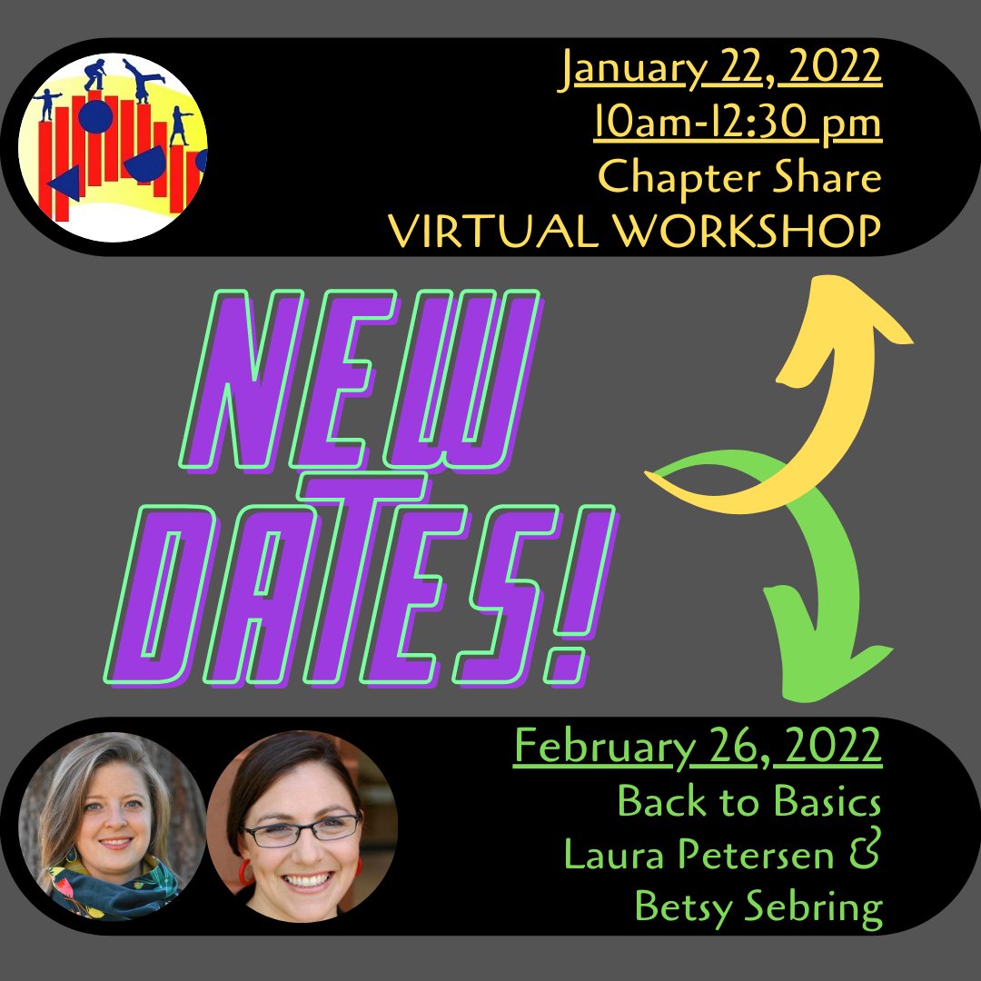 We've made a change to our workshop calendar! 
1.22.22 - VIRTUAL Chapter Share
2.26.22 - Back to Basics FREE workshop w/ Laura Petersen &amp; Betsy Sebring

More info: facebook.com/macaosadc