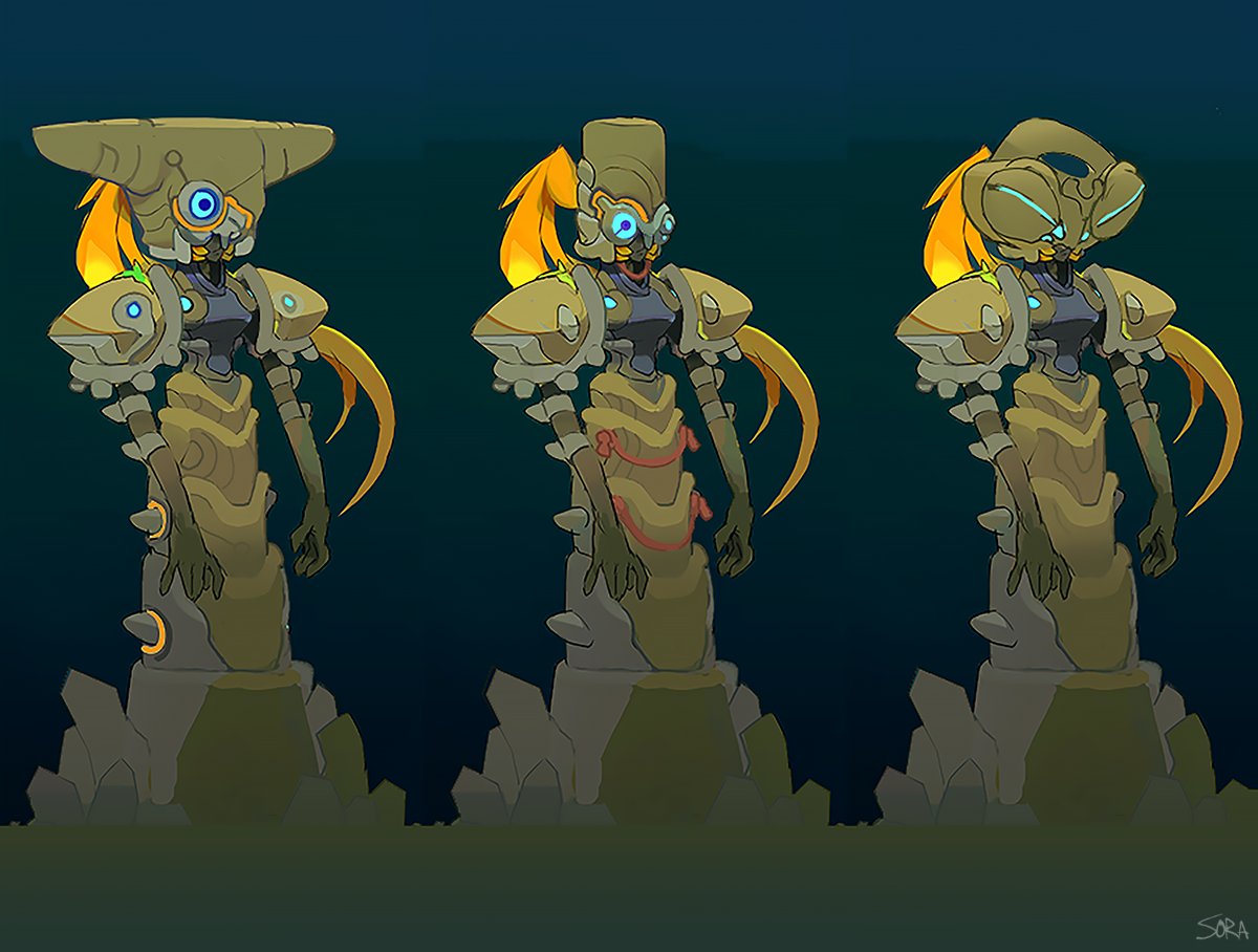 _momobucket's tweet photo. and heres a some sketches for ancient tech lissandra https://t.co/Ddw1aonZDt