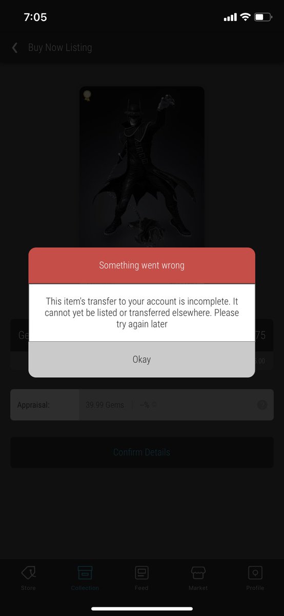 _Iam_Kyle's tweet photo. @DaOjiTW @veve_official @Marvel Yes I’m currently experiencing this issue with a few of my collectibles. Did you get this resolved? https://t.co/epVCtK9LOq