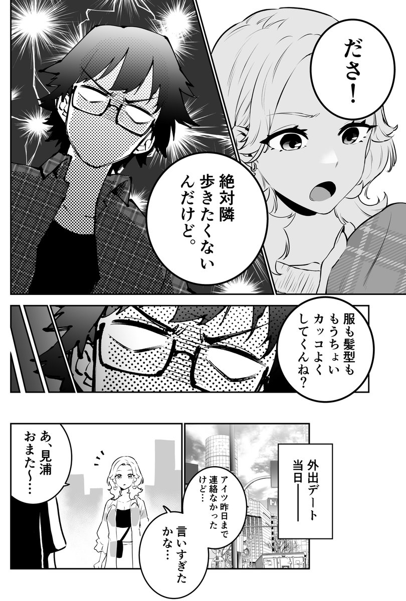 ギャル彼女のために頑張るオタク 