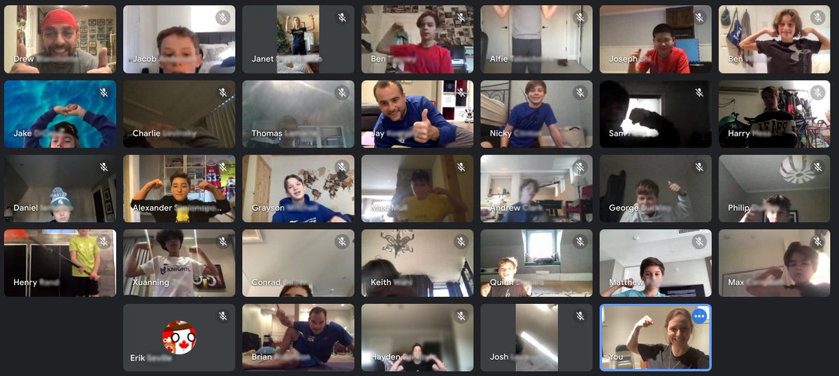 While we’re distance learning, clubs at the College have gone virtual! On Friday, the Fitness Club came together  to keep up their morning routine and get in a bit of exercise before classes started. It’s great to see everyone staying connected while we learn and work from home.