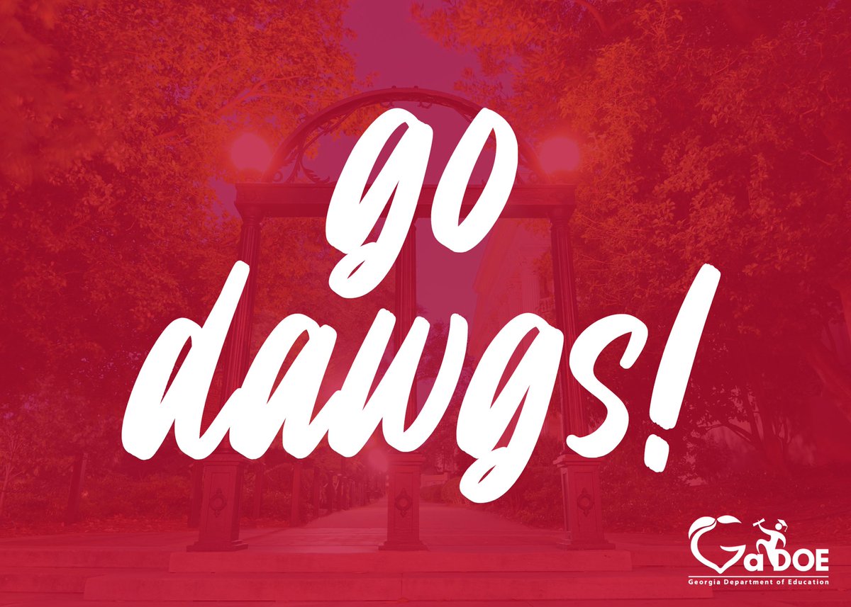 SuptWoods's tweet photo. Go Dawgs! #cfbplayoff https://t.co/rAdzdDft8q