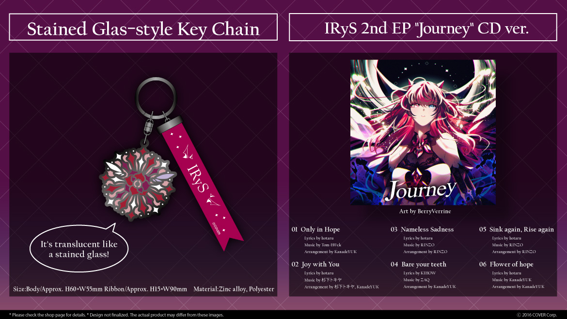 ホロライブ IRyS 活動半年記念 Journey CD | mdh.com.sa