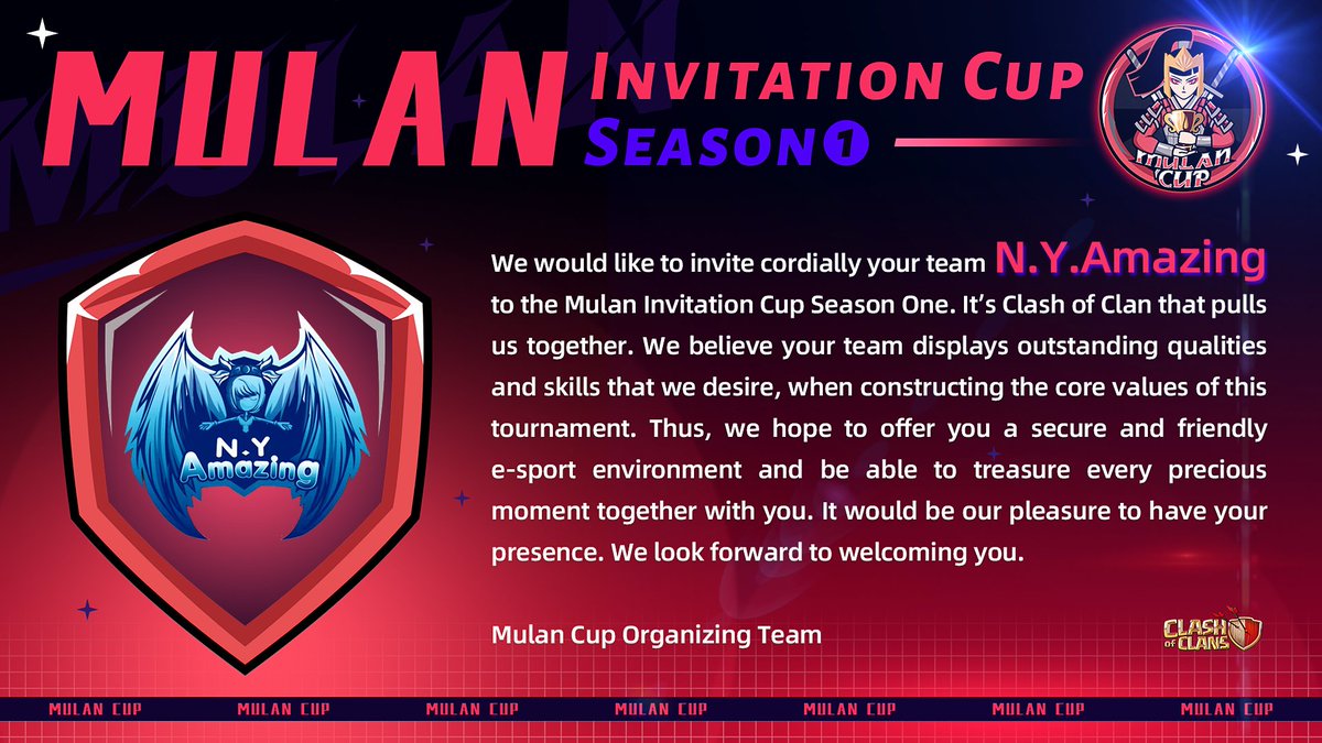 Thanks for the invitation❤️Looking forward to this great new tournament😍😍😍