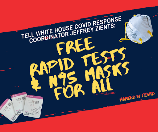 Reminder: Everyone deserves access to #FirstClassNPIs like #BetterMasks (N95!) & #RapidTests.

Not just people who have enough money to buy them.

@MarkedByCovid, #PublicHealth pros, #HCWs, #HealthEquity experts, and more are demanding better.

Join us: DearZients.com.