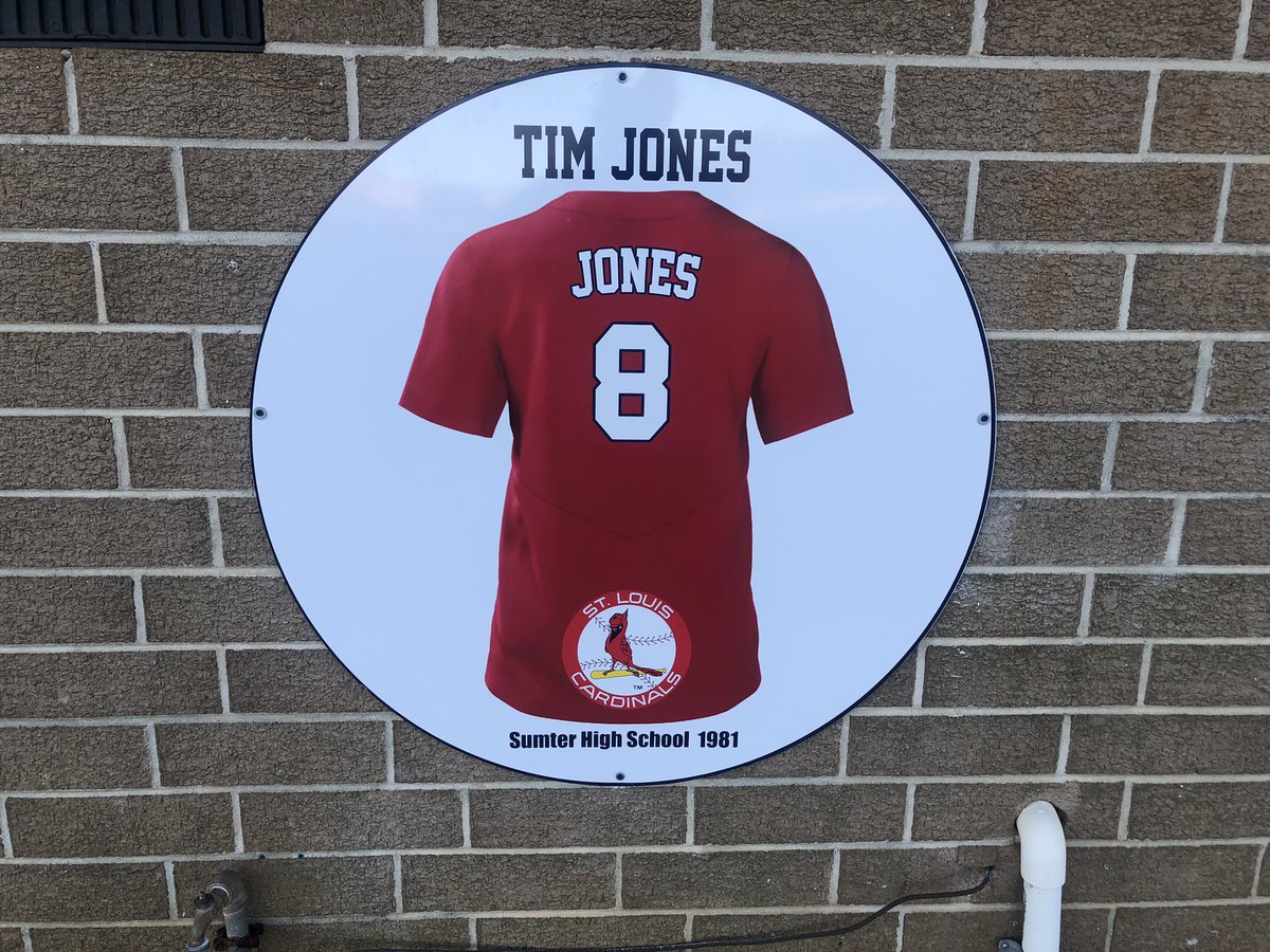 olinecoach1's tweet photo. Gamecockgrafx latest project…saluting Major League Baseball players from Sumter HS https://t.co/06G85FqRML
