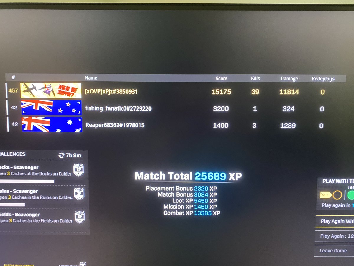 xPjz__'s tweet image. Hollyy shiii. Im shaking bad rn. 39 trios console. By myself most of game. Leshhhgoo baby! Retweet and like this!