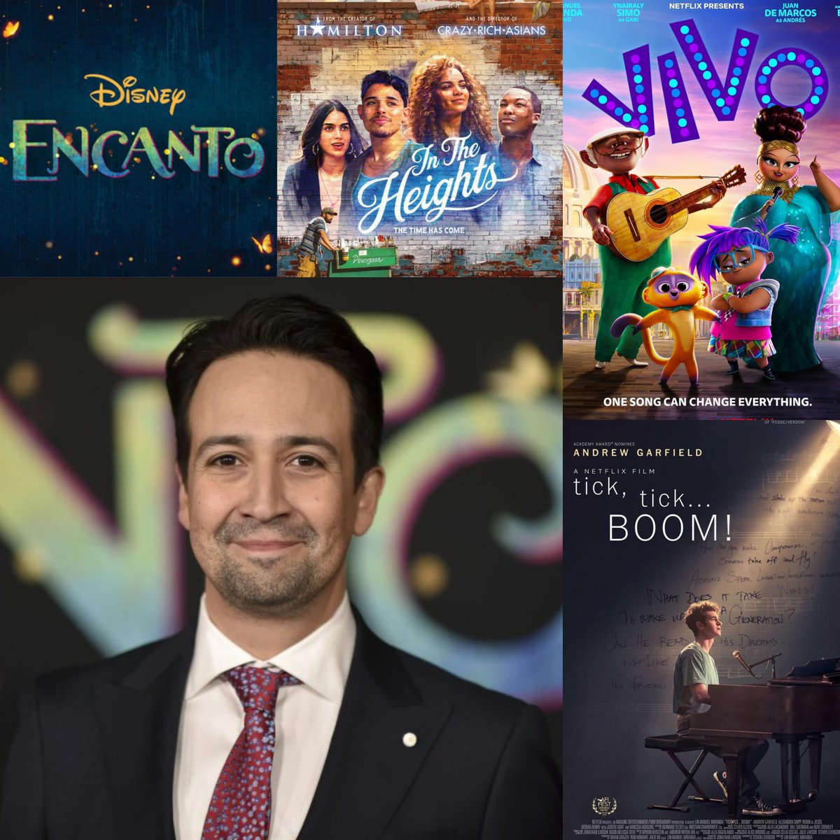 Branktz's tweet photo. En esta cuenta también queremos mucho a Lin Manuel Miranda que con todo y pandemia se rifó 4 películas alv https://t.co/bIqK3yDEwX