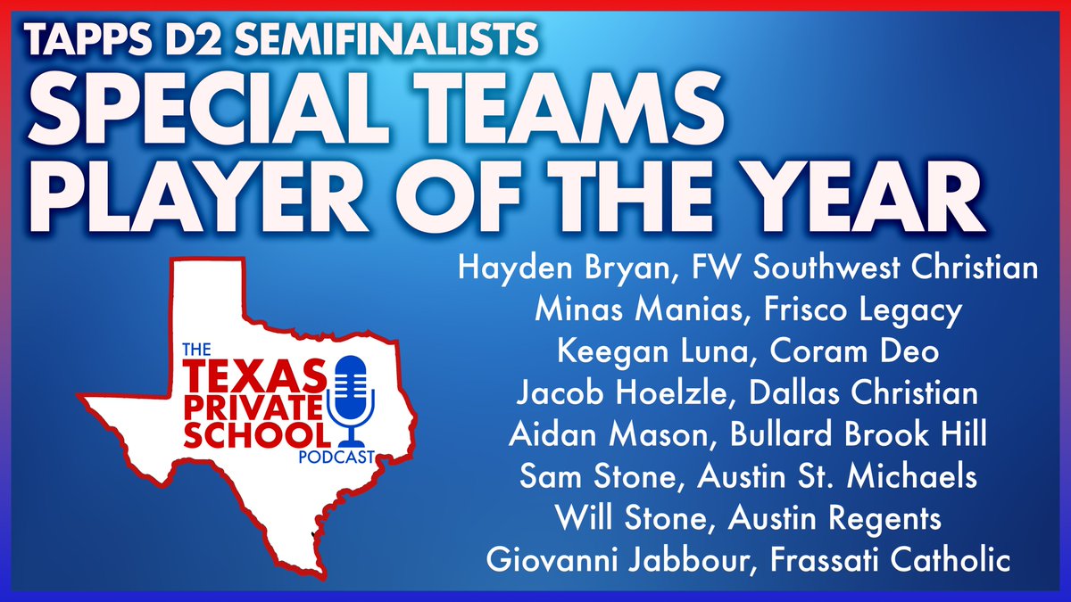 Texas Private School Media tweet media