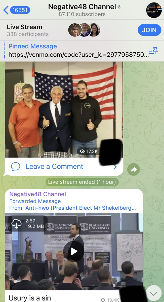 #RogerStone next to #Negative48/#MichaelBrianProtzman. This is bad news… Best case scenario, he’s trolling them, worst case scenario, he’s trying to use them/may have some ties to them. Meanwhile, full-blown antisemitism directly below the Stone picture. Birds of a feather…