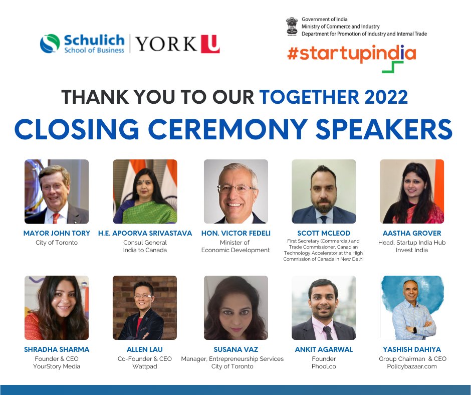 Together 2022 heartily thanks our honorable and amazing Closing Ceremony Speakers. It was an enthralling experience for the Together 2022 cohort to learn from your stories, insights, and words of inspiration!
