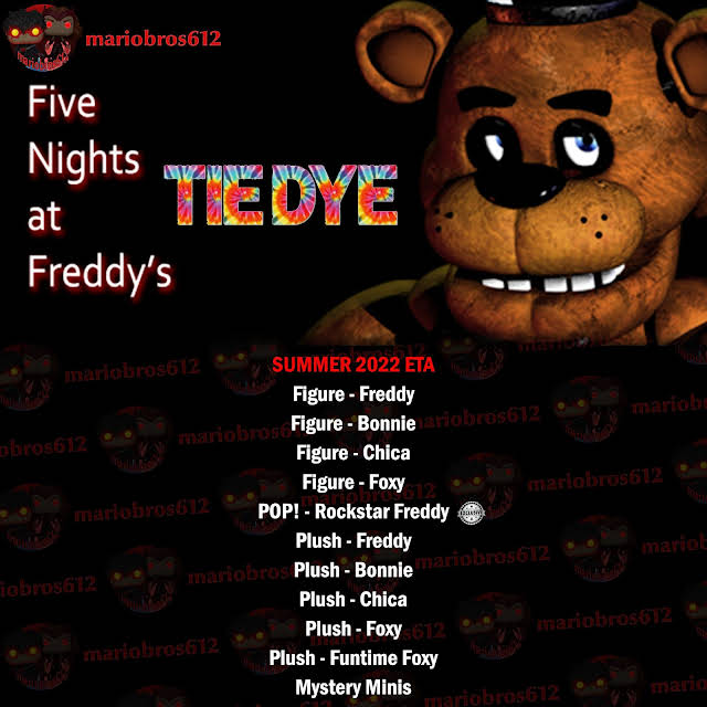 Funko Plush: · Five Nights at Freddy's Tiedye- Bonnie (MERCH) (2022)