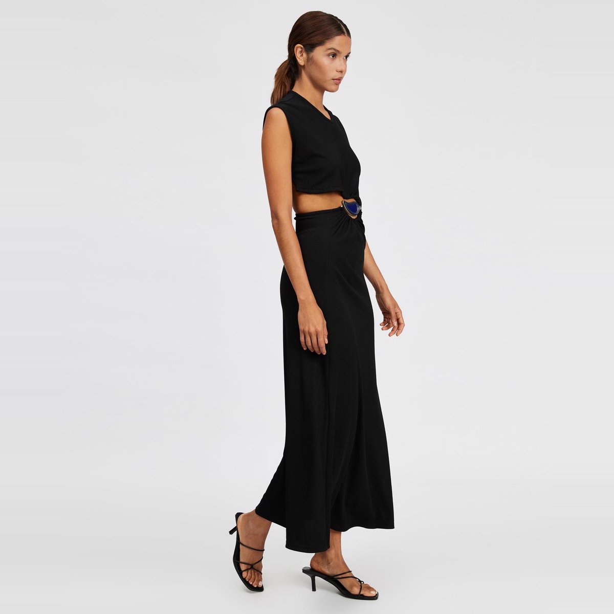 Christopher Esber - Ruched Moodstone Bust Tank Dress - $790.00 theiconic.com.au/ruched-moodsto… #christopheresber #dresses