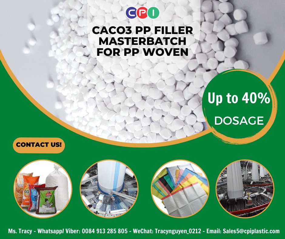 namthaisongroup's tweet photo. Advantages of using CaCO3 PP Filler Masterbatch for PP Woven 🧐
💥To reduce manufacturing cost
💥To enhance the strength, excellent elongation & good compatibility of your PP Woven Bag
💥To increase the printability of PP Woven Bag
#CPIplastic #fillermasterbatch https://t.co/pK7pKBNhYG