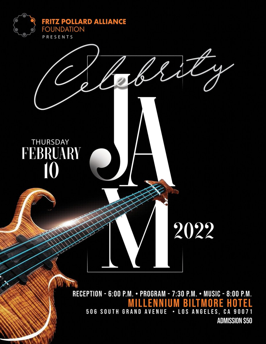 LA come join us Super Bowl Celebrity Jam Session, Detroit Bass player edition. Nate Watts, Byron Miller, CC Thomas Jr., Jervonny Collier, and Larry Lee and Back In The Day Band.