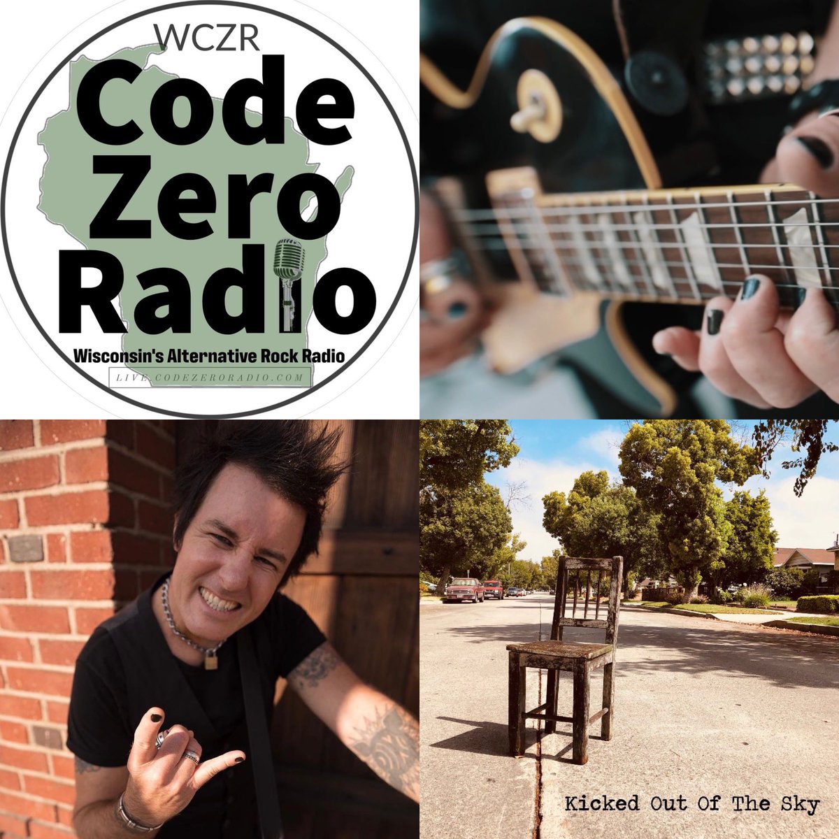 @CodeZeroRadio @ArcticLightsC @SecondPlayrScor @foxhauntband @Clenchfist @MosesOfficialUK @MoreThenMerry @TenTonMojo @T_Nebulous Thank you @CodeZeroRadio for the inclusion of the single “Kicked Out Of The Sky” on your kick ass radio show! Xx @kickedoutofthe @MRBachmanMusic @letgomedia #IndieArtist #ArtistSupportingArtist #IndieRadio #Music #CodeZeroRadio #OnAir #KickedOutOfTheSky