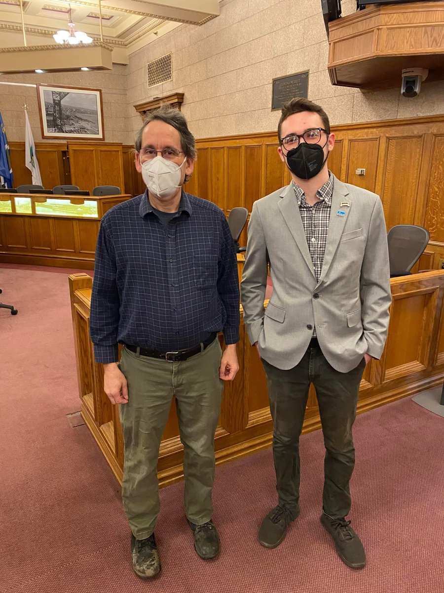 Today at noon, I was officially sworn in as a Duluth City Councilor for the 2nd District! Thank you so much to my friends, family, campaign team, and neighbors across District 2 who made today possible. I look forward to bringing the people's voice to Duluth City Council!