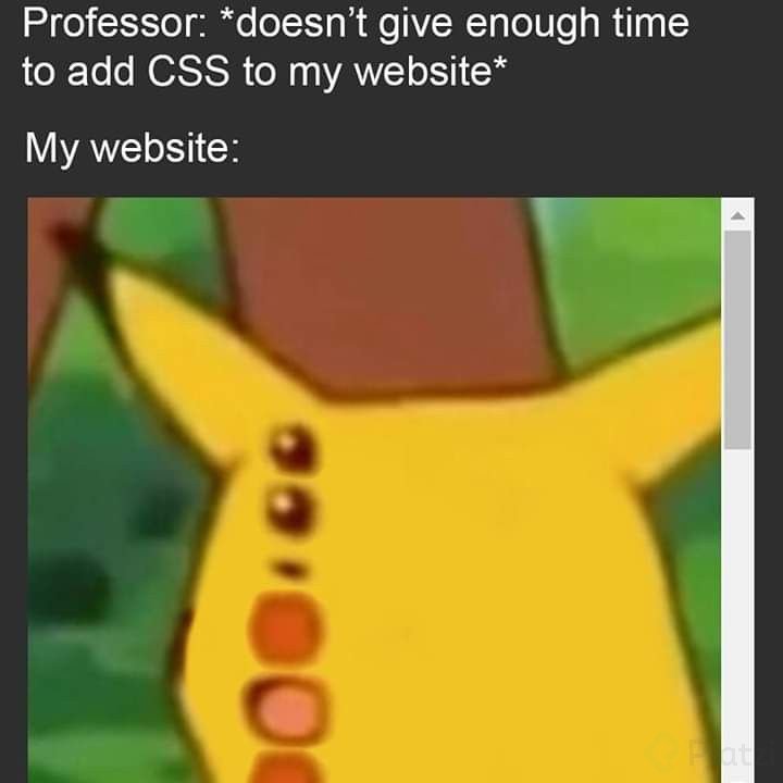 guztrader33's tweet photo. Me doy cuenta que estoy progresando cada vez que entiendo un meme nuevo 🥲🥲🥲 (además que ese mismo chiste me ha pasado)  #desarrolloweb #webdeveloper #CSS https://t.co/nTokYWwE4b