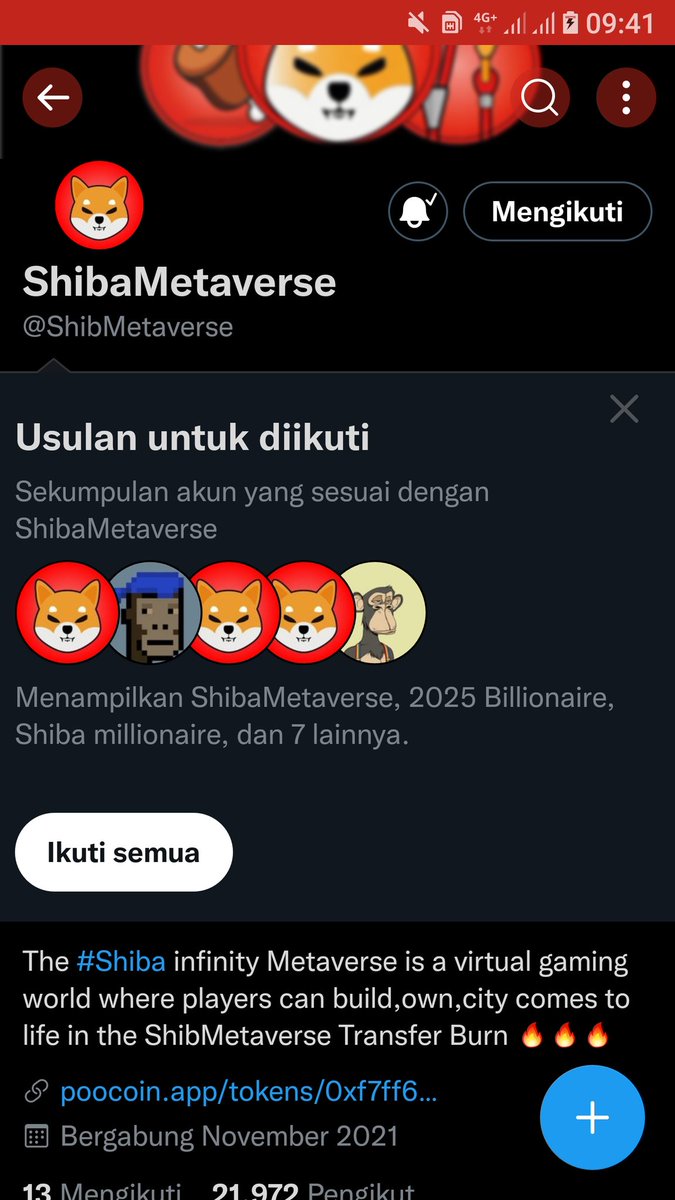 CalonMayaat's tweet photo. @ShibMetaverse DONE my wallet ETH

0x95e7359b5fcac35cde992be26321ea0bea8704f9 https://t.co/MZI4eS5Bol