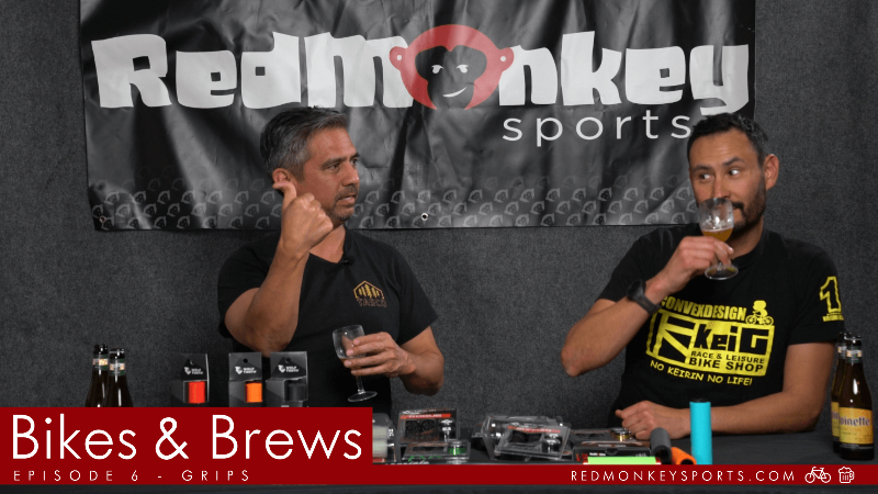 Kenji and Carl are back with their love for Bikes &amp; Brews 🚲🍺 - Episode 6 is all about MTB Grips - redmonkeysports.com/videos