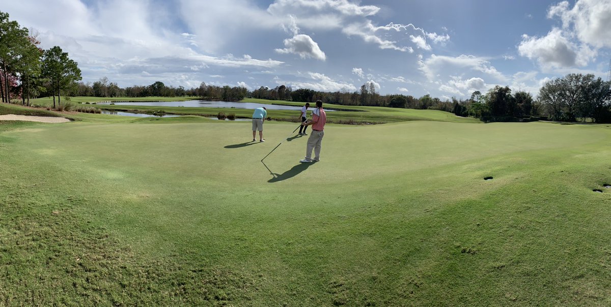 TurfBeard's tweet photo. Great day for the @FloridaTGA #cfgcsa research tournament.   @BryceGibson8 knocking conditions out!  @ShaneRice33 stealin selfies with @AK421media @ryandillingerfl #selfieseithasuper #fredfunk https://t.co/tkHwlnTxNX