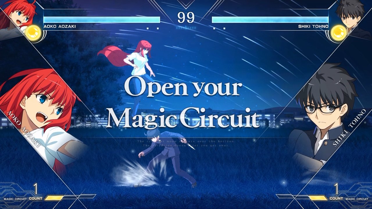 公式 Melty Blood Type Lumina 蒼崎青子vs遠野志貴 ゲームプレイ動画 青子の フローティング スターマイン でペースを握られてしまう志貴 猛攻撃を耐えつつ 一瞬の隙をみつけ志貴はアークドライブで反撃を開始します 続きは動画をご覧