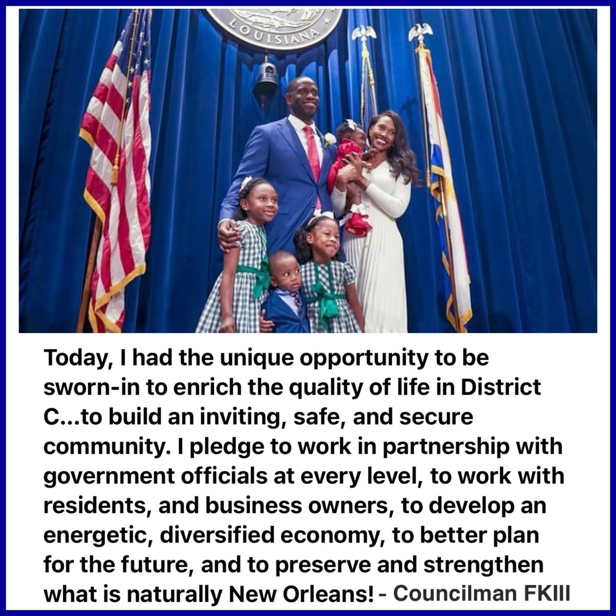 #CouncilmanFreddieKing #DistrictC #BootsOnTheGround #ProgressOverPolitics #Westbank #Algiers #Eastbank #FrenchQuarter #Marigny #Treme #StRoch #Bywater #FKIII