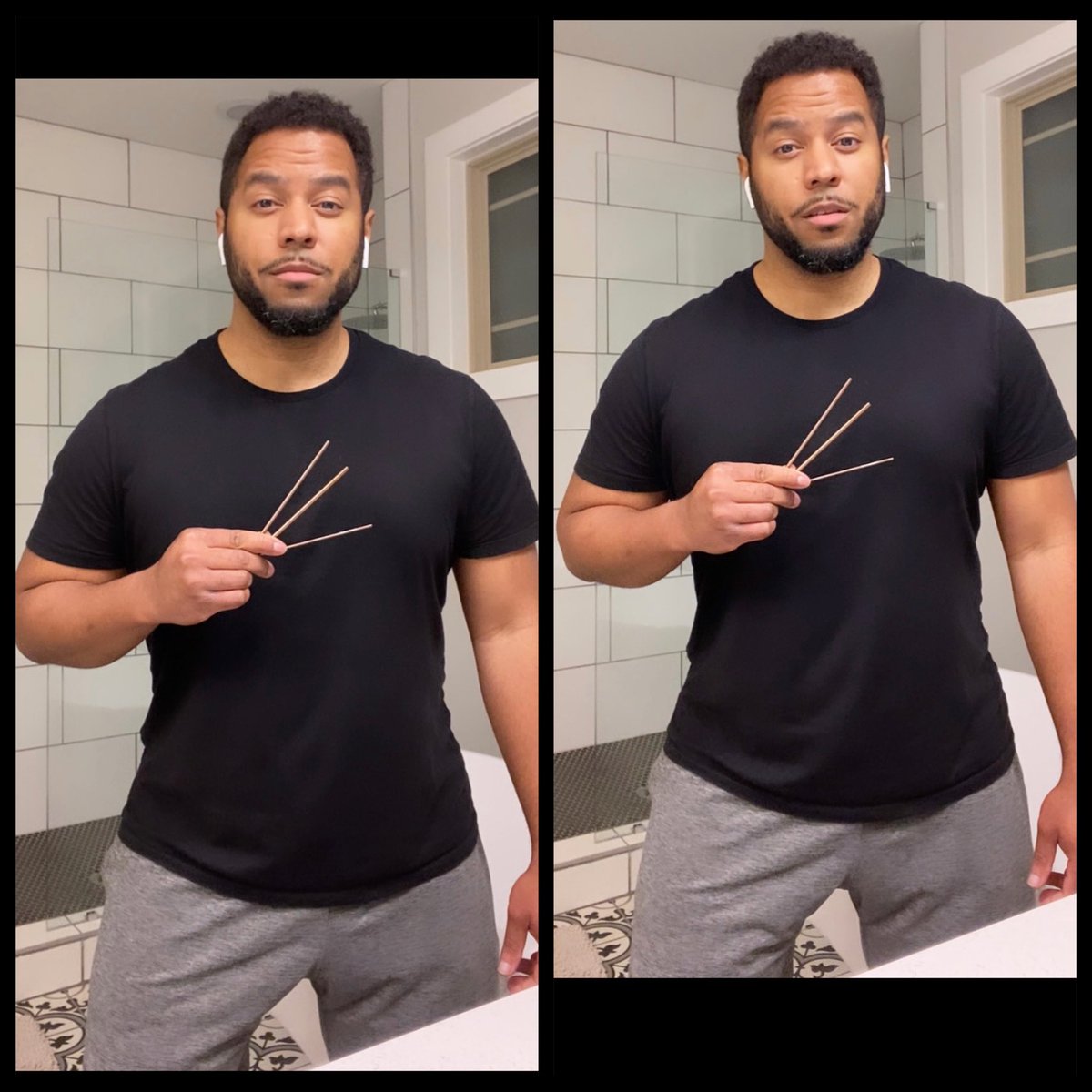 EricArceneaux's tweet photo. After a LOOOONG day of teaching rockstars, opera singers, and soulful belters, #SingingStraw is like a massage for my cords 💆🏾😮💨. Use this link for 10% off 👉🏽 https://t.co/YaL2ztfQso https://t.co/E6jExOPxuy