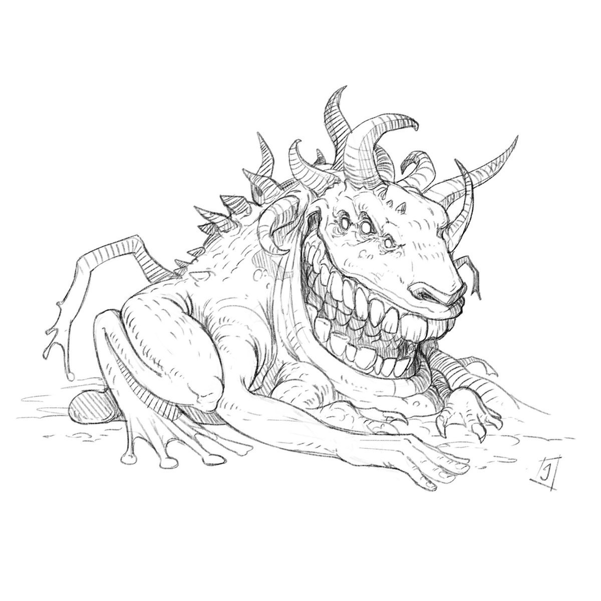 ForgePapal's tweet photo. Inspired by all of the #creatuanary2022 entries, though I'm going off prompt and just manifesting the demon of my Anger :3 https://t.co/nnm9WFWZBc
