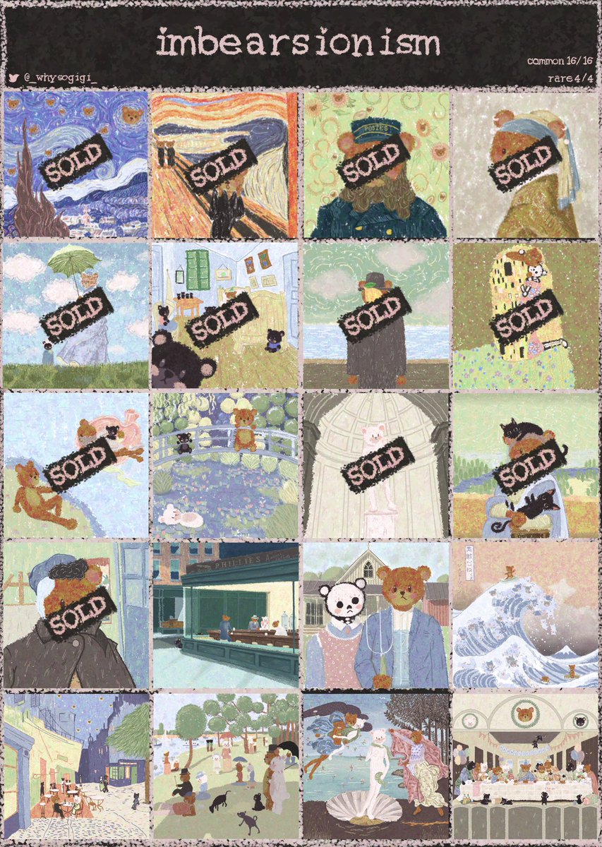 My 8 artworks of Jojo are still waiting for cutie collectors.
opensea.io/collection/imb…
#NFTbyFWDThailand #NFT #NFTCommumity