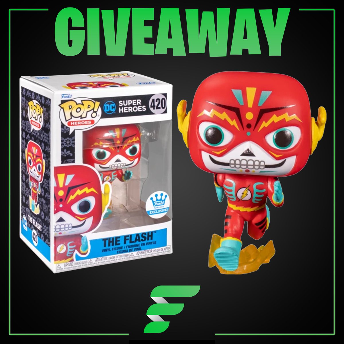 funkofinderz's tweet image. Day Ten. SHEEESH! I'm doing a GIVEAWAY each day in January! 

RT &amp;amp; FOLLOW @funkofinderz for a chance to win the Funko Shop Exclusive Dia De Los DC - The Flash. Winner will be announced tomorrow! #DC #TheFlash #Giveaways #Funko #FunkoPop #FunkoFinderz