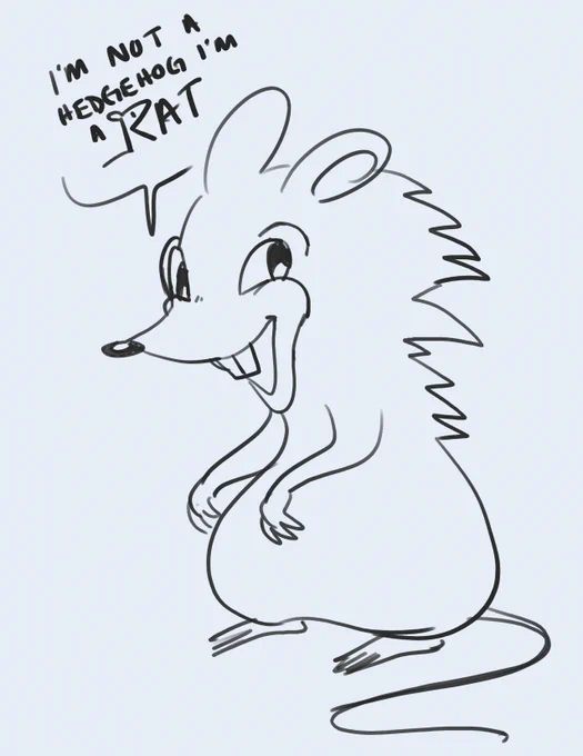 no thoughts just rat sonic 