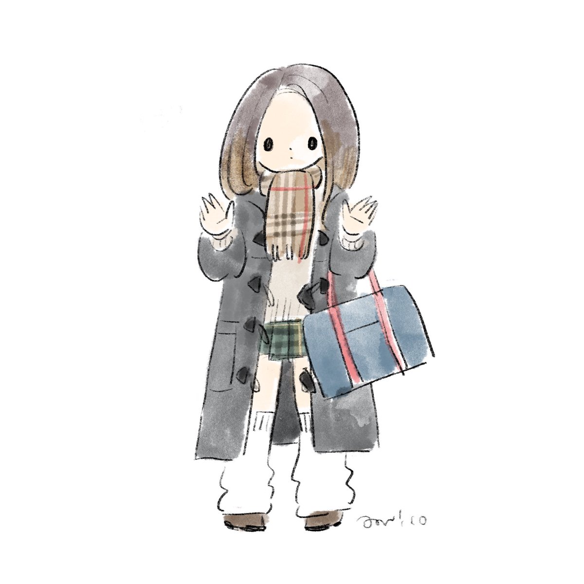 「ぱっ 」|paricoのイラスト