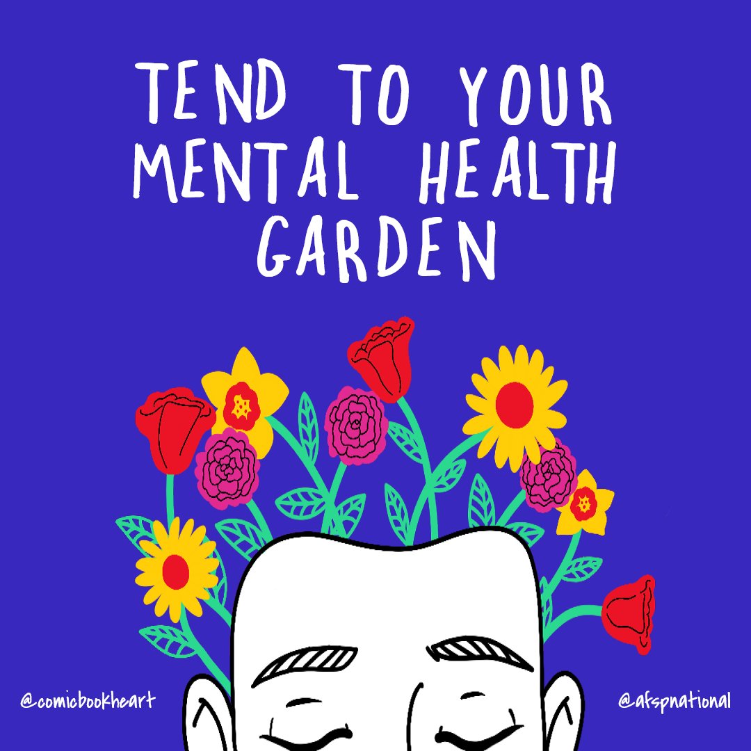 Take time today to tend your mental health garden. Your mental health matters.