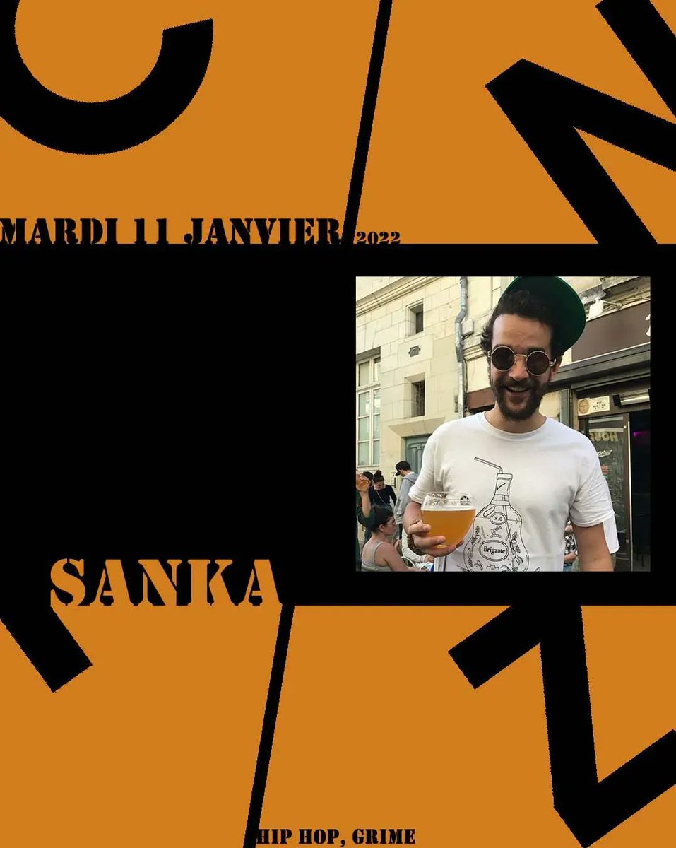 CitizenBarFr's tweet photo. RRéouverture du citizen bar ce soir ! 

Après une bonne semaine de repos, nous débutons cette nouvelle année 2022 en compagnie de notre ami " Sanka ".
Hip hop et grime seront de mise pour cette reprise.
Pour cette occasion nous vous préparerons du punch chaud ! https://t.co/iszvnO9M1Y
