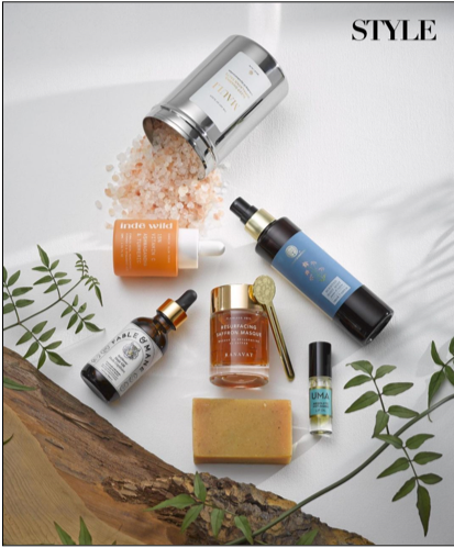 AS SEEN IN SUNDAY TIMES STYLE
Roisin looks at the holistic Ayurvedic approach to skin, body and hair care before sharing the seven Ayurvedic Beauty products to try now, with our Sleep Dharma Himalayan Salts taking the number 1 spot. 

#sleepwell #cleanbeauty #ayurveda