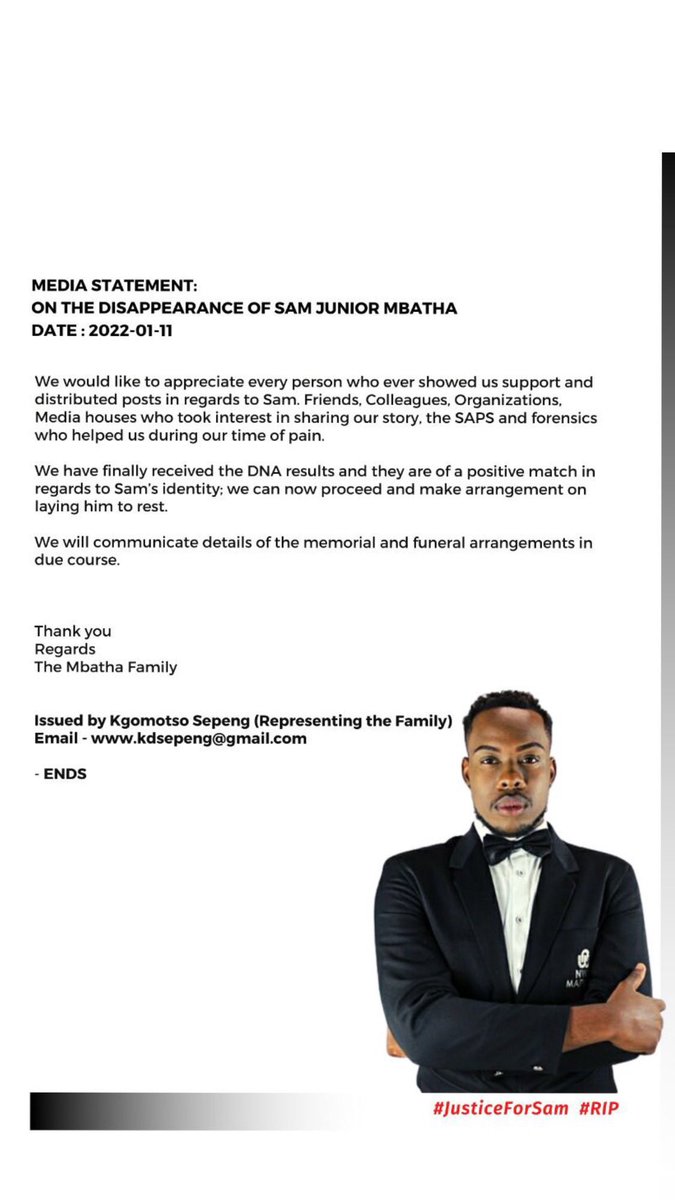 thabo_rakzy's tweet image. #justiceforsam 
🕯🕊