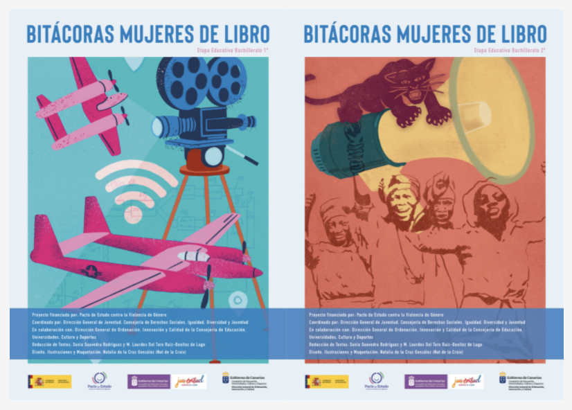 JuventudCanaria's tweet photo. 📖 MUJERES DE LIBRO

🏫 El proyecto Mujeres de Libro elabora 27 fichas para primaria, secundaria y bachillerato sobre biografías de mujeres de diferentes ámbitos del saber y la cultura.

¡Descarga el material gratuito!
➡ https://t.co/UI1jdDeDOC https://t.co/xDlGyc4Pbw